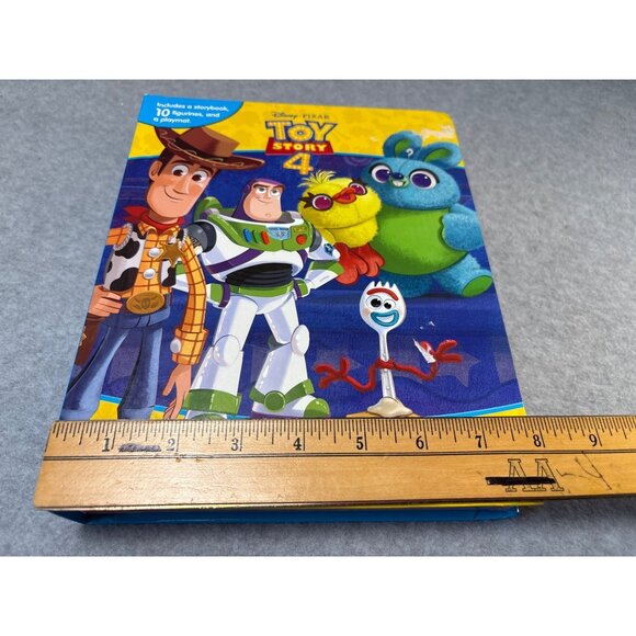 Disney Pixar Toy Story 4 My Busy Books Set with 9 Figurines Storybook & Playmat - Picture 13 of 13